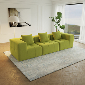 <span class=keywords><strong>Canapé</strong></span> compact carré en tissu, style moderne, <span class=keywords><strong>mousse</strong></span> à mémoire de forme <span class=keywords><strong>haute</strong></span> <span class=keywords><strong>densité</strong></span>, <span class=keywords><strong>canapé</strong></span> gain de place <span class=keywords><strong>pour</strong></span> appartement, atelier et parc - Product Image 5
