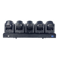 Fünf Infinity Tornado Moving Head Lights 5x80W 120W, neue LED-Bühnenbeleuchtung für Bar- und KTV-Atmosphäre.