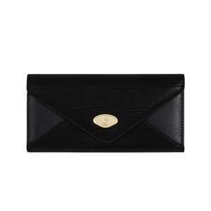 Portefeuille long en cuir PU pour femme avec emplacement pour téléphone, pochette enveloppe gaufrée effet crocodile, sac à bandoulière léger pour usage quotidien - Product Image 5