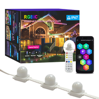 Extérieur RVB LED Pixel Light IP67 Paysage Décorations de Noël pour la Construction Jardin Maison de Vacances Extérieur