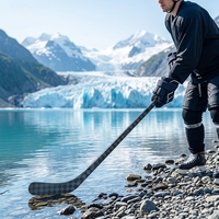Bâtons de hockey sur glace en fibre de carbone 18K senior 325g les plus populaires