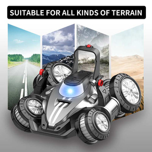 Voiture de course RC SOYANG à 6 canaux haute vitesse avec lumières LED et cascades latérales, jouet pour garçons - Product Image 3