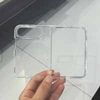 Vente en gros d'étuis transparents en acrylique antichoc 2 en 1 pour Duo, coque de protection aux coins arrondis pour téléphone portable pliable