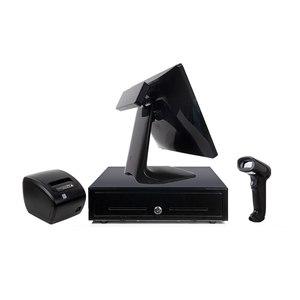 Komple Set Pos bilgisayar sistemi Kasse Mit Waage termal yazıcı ile  yazar kasa çekmecesi barkod tarayıcı hepsi bir arada Pos sistemi