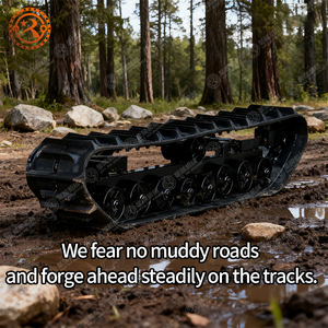 ยางแทร็กที่ทนต่อการสึกหรอและทนทานต่อแรงกระแทกเครื่องตัดหญ้าและเครื่องจักรกลการเกษตรแชสซีสำหรับเดิน - Product Image 5