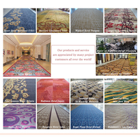 Tapis de Moquette Axminster de Luxe pour Hôtel 5 Étoiles, Design Moderne, Mur-à-Mur, Impression Numérique, Fournisseur en Gros pour Couloir et Hall d'Hôtel