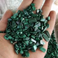 Graviers de malachite naturelle de Zambie, malachite polie de haute qualité, en vente