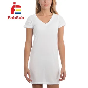 Gaun seksi Slip tanpa lengan wanita desain personalisasi gaun pinggul bungkus cetak 3D putih gaun sublimasi polos kustom