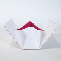 Nouveau design de boîte de papier cadeau d'emballage de sac à main pliant en papier recyclé avec poignées