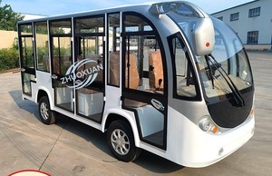 รถชมวิวไฟฟ้าแบบวินเทจ 72V 14 ที่นั่ง ประหยัดพลังงาน สำหรับใช้งานเชิงพาณิชย์ - Product Image 4