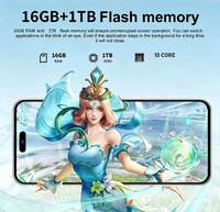 Smartphone 2026 18ProMax Version LTE 5G Octa Core 1 To 6,9 pouces OLED 120 Hz Android 15 108 MP Français