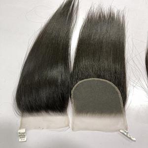 Fournisseurs de cheveux vietnamiens bruts en gros, fermeture en dentelle HD, fermeture en dentelle vietnamienne 4x4 5x5 6x6, cheveux lisses, couleur naturelle - Product Image 6