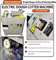 Machine électrique multifonctionnelle de division et de découpe de pâte, machine de portionnement quantitatif pour pain, bagels et biscuits, 5g-500g, 110V