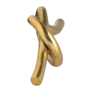 Scultura Moderna in Metallo a Forma di Nodo, Oggetto Decorativo in Alluminio per Casa, Ufficio, Bagno e Esposizione - Product Image 3