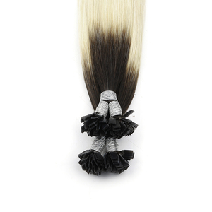 Extensiones de Cabello Remy K.SWIGS T1N-60 Ombre Natural-Blend, Lisas, Doble Trama, 12-28 Pulgadas, 50G/50PCS, Pre-adheridas con Queratina, Punta Plana - Product Image 4