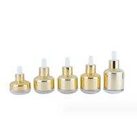 Emballage d'huiles essentielles de luxe, flacon compte-gouttes en verre pour sérum pour les yeux cosmétique, 20 ml, 30 ml, 40 ml, 50 ml, 60 ml