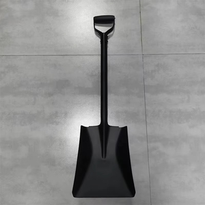 Bêche <span class=keywords><strong>de</strong></span> jardinage en acier au carbone <span class=keywords><strong>de</strong></span> qualité DIY avec poignée ergonomique en D pour creuser le bois et le métal – Outil agricole - Product Image 2