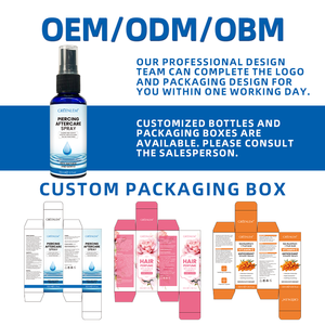 Aerosol de cuidado posterior de solución salina suave St John's Wort Vasaka Leaf para nuevos Piercings solución hipoalergénica sin alcohol limpia - Product Image 5