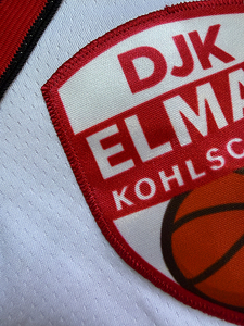 Customizable Breathable Moisture-Wicking Tackle Twill Digital Print Embroidered <strong>Basketball</strong> <strong>Jersey</strong> Ice -3D Raised Logo Numbers - Product Image 3