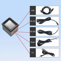 Lecteur de codes QR miniature haute performance 1D/2D/QR, module de scanner de codes-barres OEM à montage fixe en alliage, EP3000