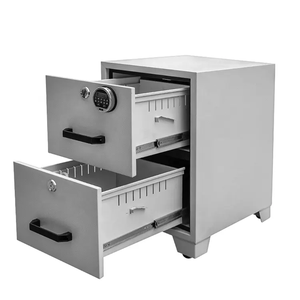4-Drawer Office Fire-Resistant <strong>File</strong> Cabinet Metal Steel with Key Electronic Digital Lock Fireproof Safe Filing Cabinets - Product Image 3