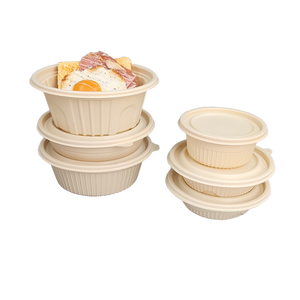 Bols et assiettes biodégradables en amidon de maïs jetables en gros - Product Image 4