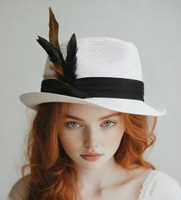 Chapeau de coq personnalisé, artisanat en plumes, garniture, épingle de chapeau pour bricolage, chapeau de cowboy, chapeau fedora, costume, accessoire de coiffure