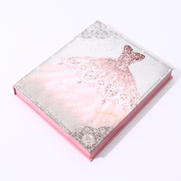 Boîte à cils personnalisée avec fermeture magnétique, emballage en carton pour cils, boîte cadeau, emballage de luxe pour rouge à lèvres et cosmétiques