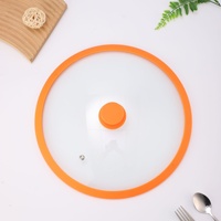 Couvercle en silicone pour pot en verre, résistant aux chocs, transparent, pour poêle et cuiseur vapeur domestique, modèle LY-202, vente en gros fabricant
