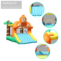 Airmyfun kabarık kale ev kullanımı slayt 4 kişi kapasiteli 300x215x255cm ile şişme sıçrama ev