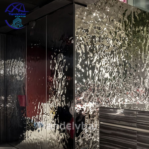 Azulejos de techo Paneles de techo de cascada Tablero de techo de aluminio barato de color chapado interior decorativo - Product Image 6