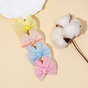 Mode belle arc épingles à <span class=keywords><strong>cheveux</strong></span> tricot filles <span class=keywords><strong>cheveux</strong></span> accessoires doux <span class=keywords><strong>neige</strong></span> voile arc lapin oreille enfants <span class=keywords><strong>pince</strong></span> à <span class=keywords><strong>cheveux</strong></span> - Product Image 4