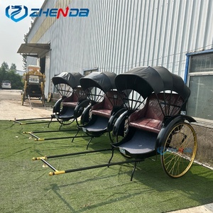 Venta Directa de Fábrica: Rickshaw Clásico Convertible con Asiento Blando, el Más Vendido para Turismo Navideño - Product Image 2