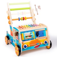 Heißer Verkauf: Kundenspezifisches OEM/ODM Montessori Lernspielzeug aus Holz – Lauflernhilfe und Aktivitätscenter für Babys und Kleinkinder