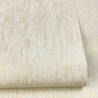 Papier peint moderne uni non tissé, effet brossé, anti-fumée, pour la décoration de chambres, salons et hôtels