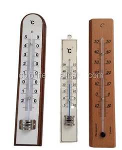 Termômetro de madeira antiga, decorativo, termômetro interno - Product Image 2