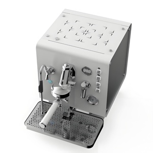 Cafetera Espresso Comercial de Acero Inoxidable de 6.6L con Cabezal E61, Bomba Rotativa y Puerta Trasera, para Muestras Profesionales - Product Image 3