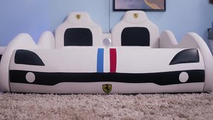 <span class=keywords><strong>Letto</strong></span> per bambini a forma di auto sportive con luci a LED-moderno <span class=keywords><strong>letto</strong></span> per bambini <span class=keywords><strong>imbottito</strong></span> per ragazzi - Product Image 2