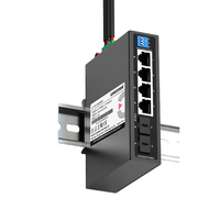 Switch Industrial Administrado con Velocidad de Transmisión de 1Gbps, 4-8 Puertos, Compatible con Fibra Óptica POE, Gs HR600-SW205 en Stock