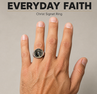 Bague de mariage punk vintage pour homme en acier inoxydable 316L, motif Jésus, Fils de Dieu, catholique chrétien
