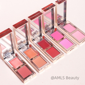 Oem/ODM Blush kép Kem và bột 2-in-1 Blush nhỏ gọn tùy chỉnh nhãn hiệu riêng trang điểm nhà máy - Product Image 6
