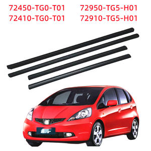 Bandes de garniture de porte Honda Fit, garnitures de fenêtre extérieures en caoutchouc 72450-TG0-T01 72410-TG0-T01, installation facile, design minimaliste - Product Image 2