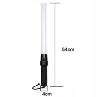 54cm Led Trafic Baton Clignotant Stroboscopique Lumières Haute Visible Feux De Travail Panneaux De Signalisation Avertissement Bâton Baguettes