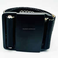 Ceinture tactique en nylon de 38 mm avec boucle magnétique à motif jacquard personnalisé pour pantalon de sport, de gym ou de ski pour hommes