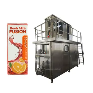 Hamdard Rooh Afza fusión deliciosa naranja fruta bebida máquina de llenado