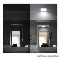 Panneau solaire LED pour puits de lumière 40W 300mm, peut être équipé d'un capteur radar, éclairage de plafond pour intérieur, maison et bureau, éclairage solaire