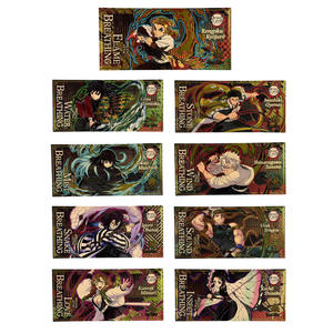 Billete Conmemorativo de Demon Slayer, Nueve <span class=keywords><strong>Pilares</strong></span>, Pilar de Fuego, Estampado en Caliente, Tarjeta Lenticular en Relieve, Regalo para Transmisión en Vivo - Product Image 1