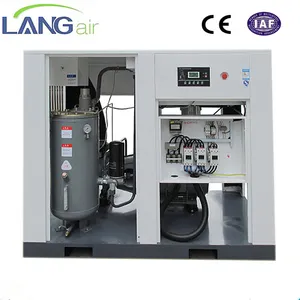 Çin Top10 markalar sıkıştırılmış hava kompresörü s 30 KW 40 HP kayış tahrikli vidalı hava kompresörü kanal makine için