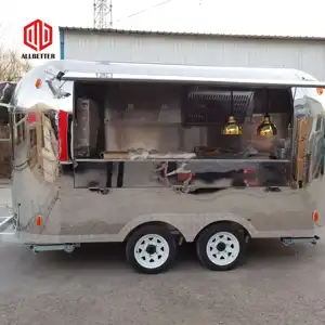 Nuevo 2023 Food Truck Container Cart Business Truck Equipe Mobile Totalmente equipado Food Trailer para la venta en China