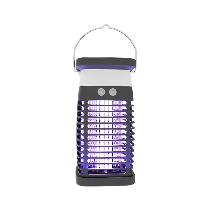 Multi Function Both Outdoor Indoor Insect Killer UV LED Electric Shock USB Charge Waterproof Camping lantern Mosquito Light